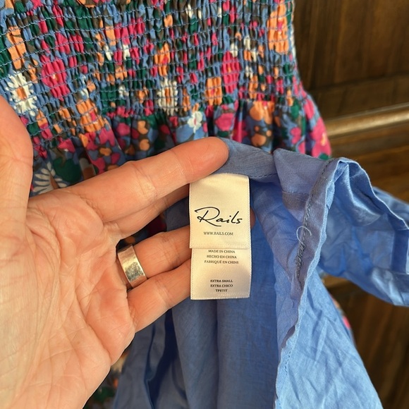 Rails Amellia Dress Leilani Floral xs midi - Picture 6 of 7